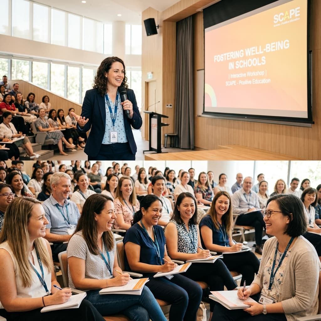 Palestra da SCAPE Saúde para professores e equipe pedagógica na escola